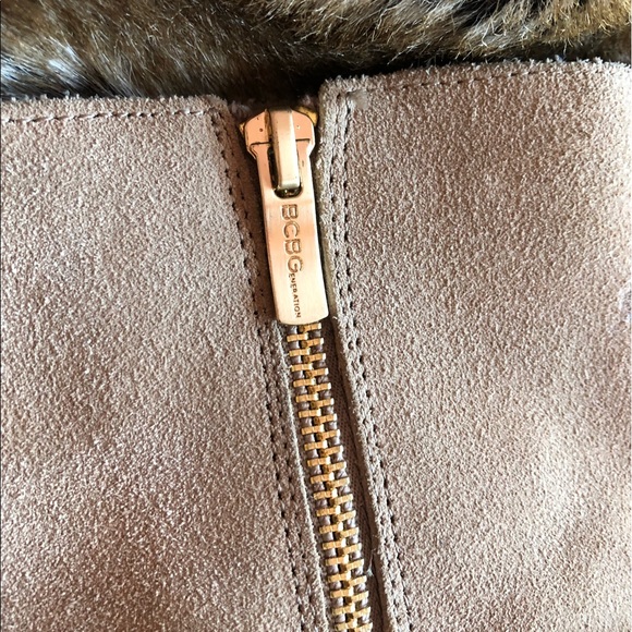 BCBGeneration Studded Suede Ankle Boots - Picture 8 of 10